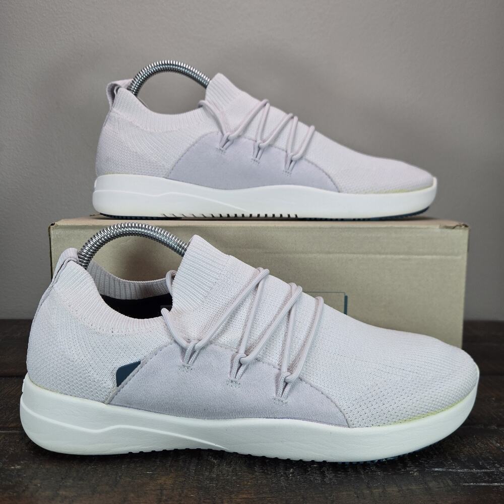 NEW Vessi Cityscape Classic Mens Size 8 Lace Up Waterproof Shoes Birch White